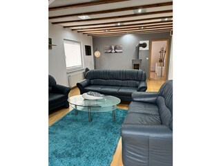 Wohnzimmer mit Kaminofen