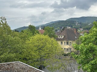 Blick aus der Ferienwohnung