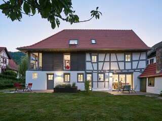 Ansicht Süd, Gartenseite