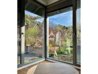 Blick vom Wohnbereich