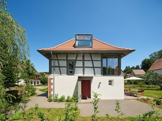 Ansicht West, Eingang Scheune