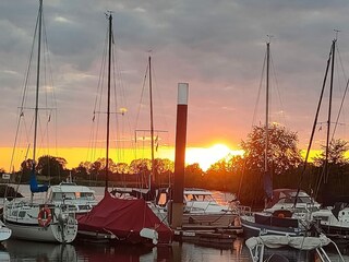 Bootshafen in der Nähe
