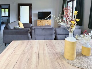 Ferienhaus Rursee Wohnbereich