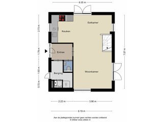 Maison de vacances Kamperland Plan d'étage 22
