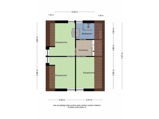 Casa per le vacanze Kamperland Pianta del piano 21