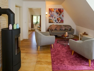 Das Herzstück der Himmel's Stuv: Das Wohnzimmer