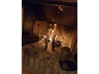 Kamin im Wohnzimmer