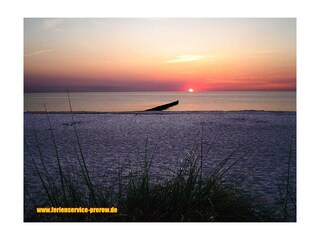 Sonnenuntergang Ferienservice Prerow