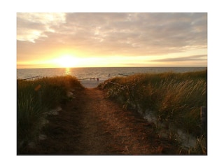 Strandaufgang Sonnenuntergang