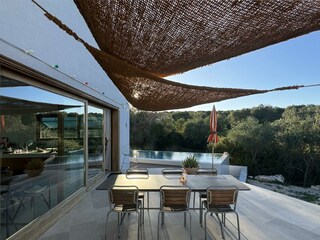Spacious veranda offering stunning panoramic views