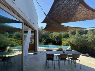 Veranda with direct access to the spacious kitchen