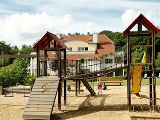 Spielplatz in der Ferienanlage