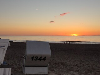 Sonnenuntergang Westerland Strand