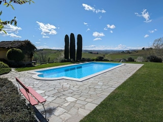 Ferienwohnung Nizza Monferrato Schwimmbad 20