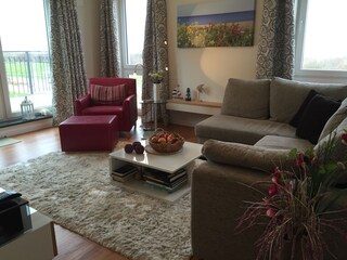 Wohnzimmer, Meerblick