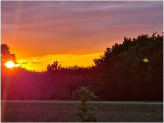 Abendstimmung vom Balkon