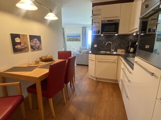 Netter Sitzplatz an der Küche