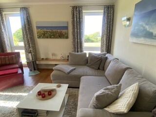 Neues  bequemes  Sofa mit Recamiere , 140x200
