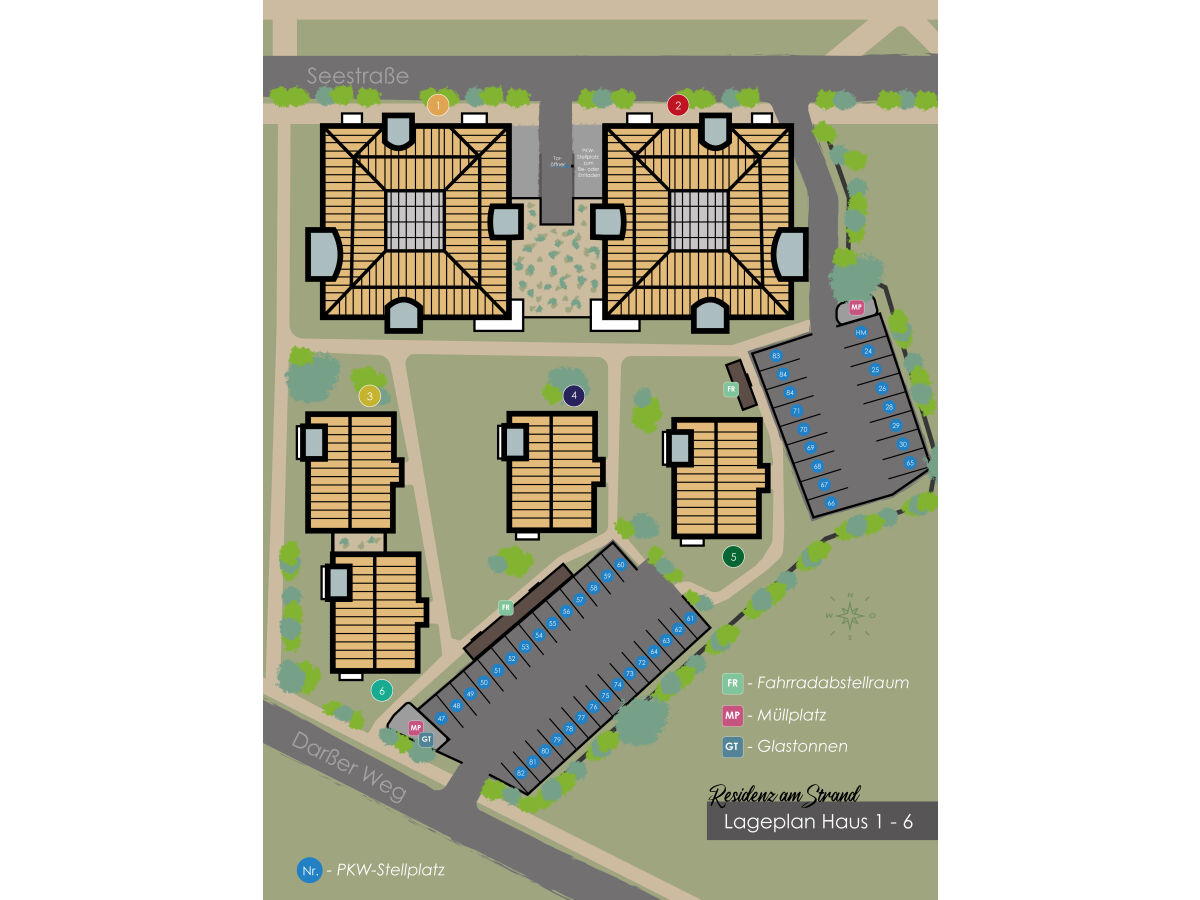 Lageplan der Anlage