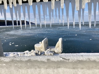 Seebrücke Bansin Februar 2021