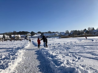 Auf dem Nepperminer See Februar 2021