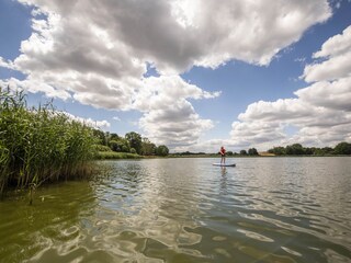 Dippelsdorfer Teich mit SUP