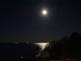 Blick vom Balkon ,Vollmond