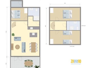 Ferienhaus Brouwershaven Grundriss 21