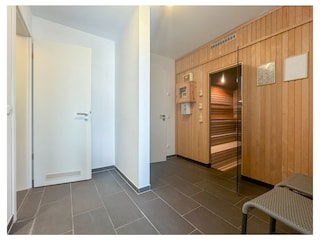 Der Saunabereich im Haus.