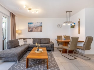 Die komfortable Wohnlandschaft.