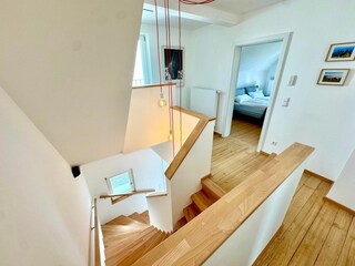 Blick ins Schlafzimmer