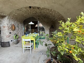 romantischer Innenhof