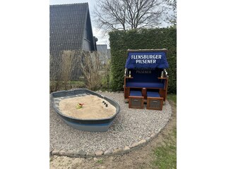 Strandkorb mit