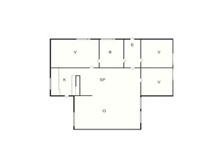 Casa per le vacanze Vejby Strand Pianta del piano 38