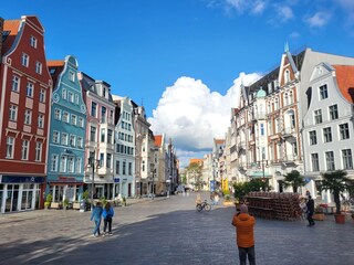 Pedestrian zone Rostock city center