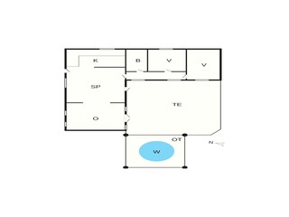 Ferienhaus Gedser Grundriss 4