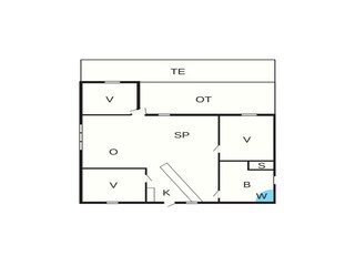 Casa per le vacanze Ydø Pianta del piano 40