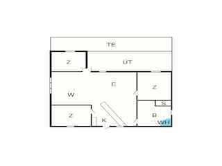 Vakantiehuis Ydø Grondplan 37