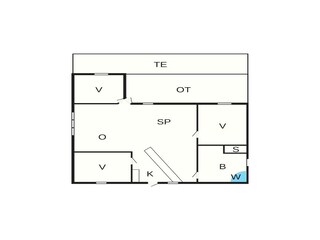 Casa de vacaciones Ydø Plano de planta 37