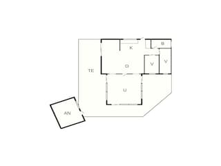 Vakantiehuis Enø Grondplan 41