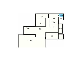 Vakantiehuis Tranum Strand Grondplan 6