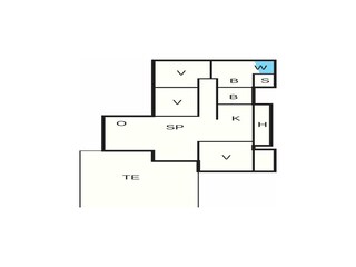 Vakantiehuis Tranum Strand Grondplan 5