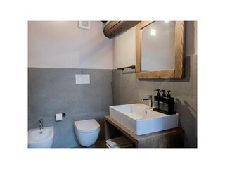 Badezimmer im obersten Stock