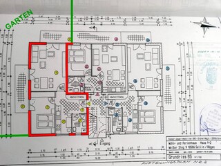 Grundriss der Ferienwohnung Freibeuter in Sellin