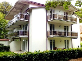 Garten der Ferienwohnung Freibeuter in Sellin auf Rügen