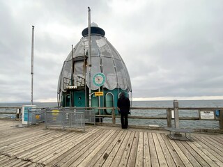 Tauchglocke an der Seebrücke