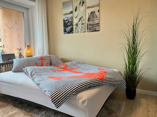 Schlafcouch im Wohnbereich