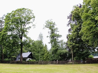 Blick auf's Grundstück