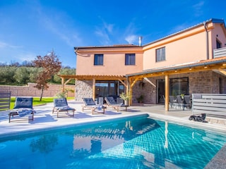 Pool und Ferienhaus sind zur Alleinnutzung