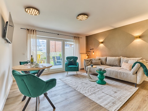 Schicke 2-Zi-Ferienwohnung "Beachprincess" direkt am Strand